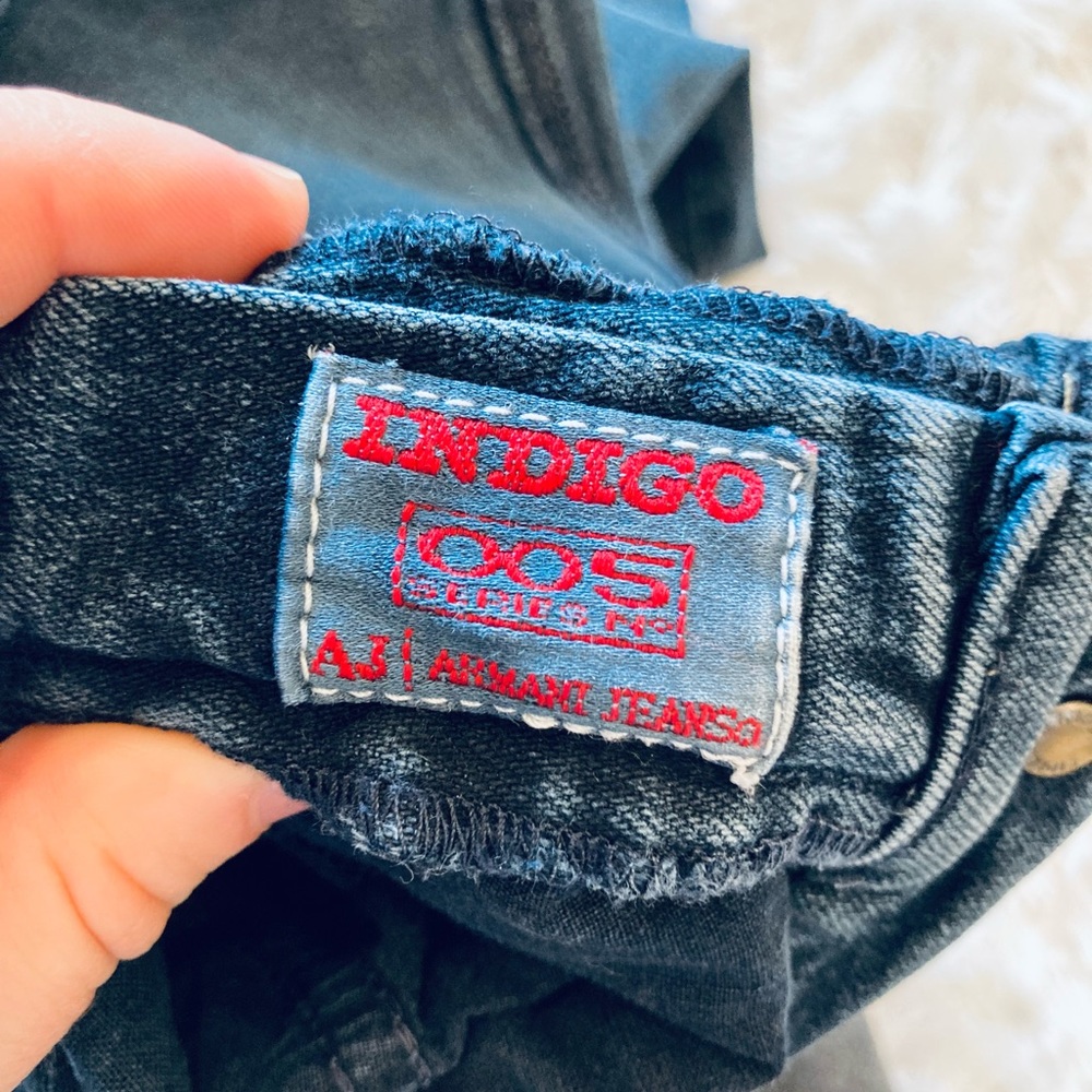 AJ Armani Confort Fit Indigo 005 Series Bootcut Jeans - Picture 8 of 9